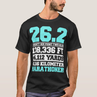 Marathonläufer-Wettläufer-Fußball-Rennen T-Shirt