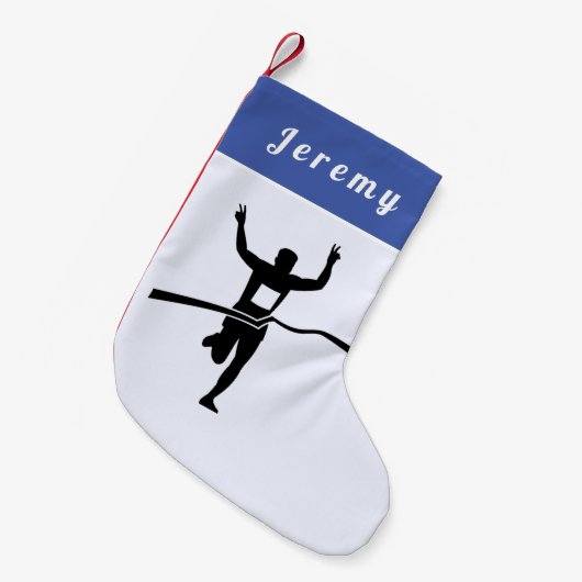 Marathonläuferbahnhof Cross Land sein Name Kleiner Weihnachtsstrumpf (Vorderansicht (hängend))