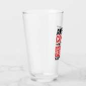 Marathonläuferin jeder Idiot kann laufen Glas (Rechts)