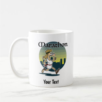 Marathonläuferin Kaffeetasse