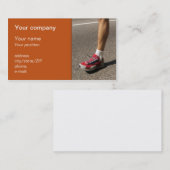 "Marathonmann" Visitenkarte (Vorne/Hinten)