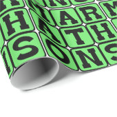 Marathons, Bekenntnis des Runners Geschenkpapier (Rolleneckpunkt)