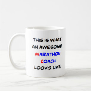 Marathontrainer, phantastisch kaffeetasse
