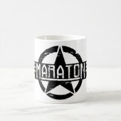 Maraton "Black Star", Mug (White) Kaffeetasse (Mittel)