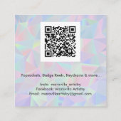 Maravilla Artistry Quadratische Visitenkarte (Rückseite)