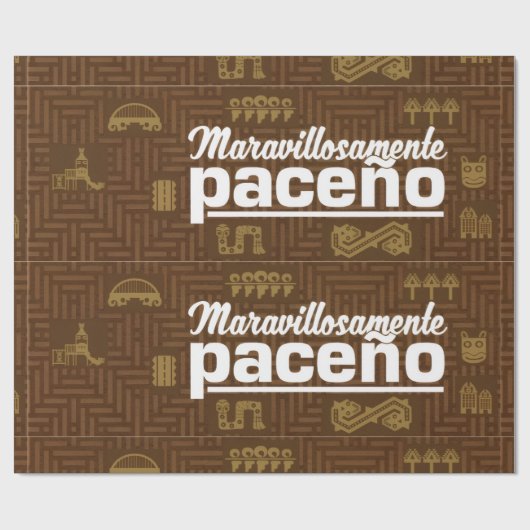Maravillosamente paceño geschenkpapier (Flach)