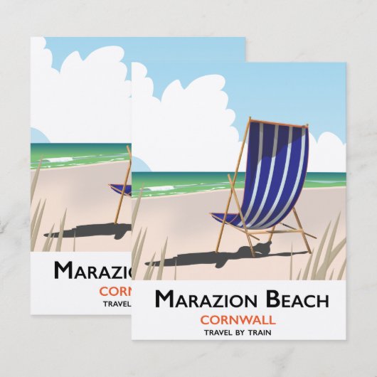 Marazion Beach Cornwall Strandproster (Vorne/Hinten)