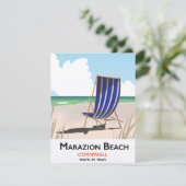 Marazion Beach Cornwall Strandproster (Stehend Vorderseite)