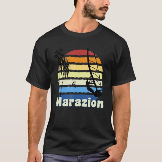 Marazion Cornwall Windsurfen Windsurfen Strand T-Shirt (Vorderseite)