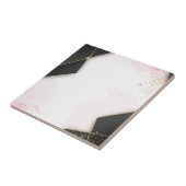 Marbel-gold-schwarze Rose Fliese (Seite)