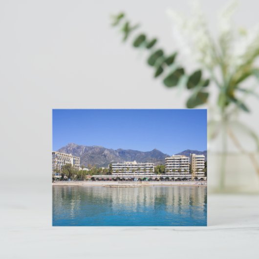 Marbella an der Costa del Sol in Spanien Postkarte (Stehend Vorderseite)