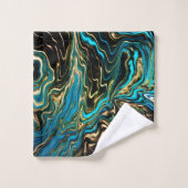 Marbella Aqua Gold Handtuch Set (Waschlappen)