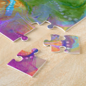 Marbella Art Mai blau grün orange - schwierig Puzzle (Seite)