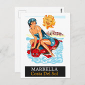 Marbella, Costa del Sol, Spanien Postkarte (Vorne/Hinten)