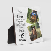 Marbella Custom Equine Foto Collage Horse Memorial Fotoplatte (Vorderseite)