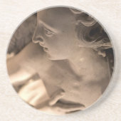 Marbella Engel Skulptur Kunst Getränkeuntersetzer (Vorne)