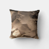 Marbella Engel Skulptur Kunst Kissen (Vorderseite)