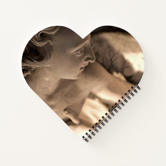 Marbella Engel Skulptur Kunst Notizblock (Rückseite)