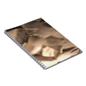 Marbella Engel Skulptur Kunst Notizblock (Rechte Seite)