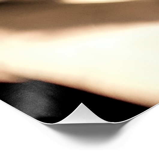 Marbella Engel Skulptur Kunst Poster (Ecke)