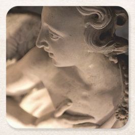 Marbella Engel Skulptur Kunst Rechteckiger Pappuntersetzer