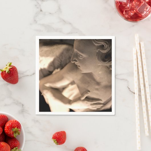 Marbella Engel Skulptur Kunst Serviette (Beispiel)