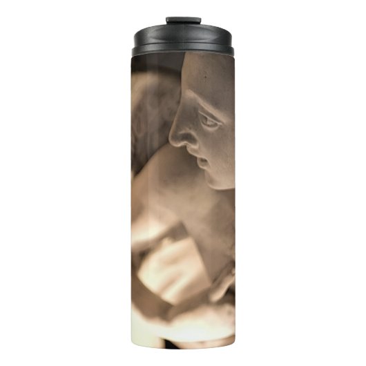 Marbella Engel Skulptur Kunst Thermosbecher (Vorderseite)