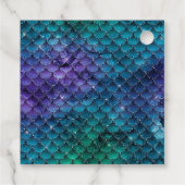 Marbella Gemstone Mermaid Monogram Geschenkanhänger (Rückseite)