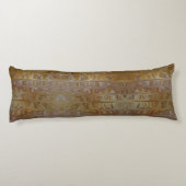 Marbella Golden Wet Cedar Kunstmuseum Monte San Gi Seitenschläferkissen (Rückseite)