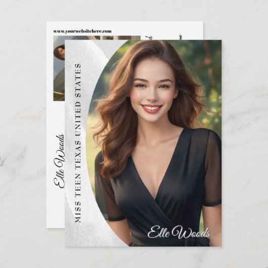 Marbella Ice Foto-Card-Seite Auto-Grafik Postkarte (Vorne/Hinten)