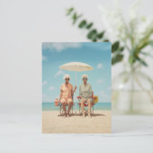 Marbella Ladys Postkarte (Stehend Vorderseite)