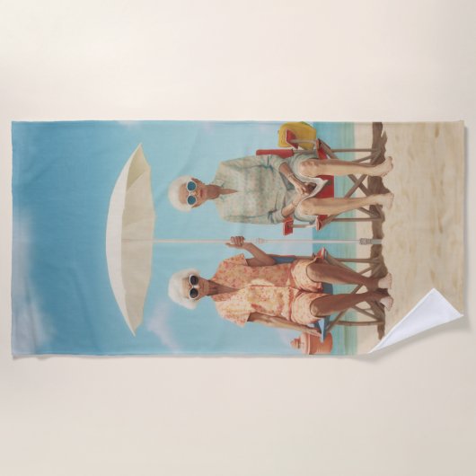 Marbella Ladys Strandtuch (Vorderseite)