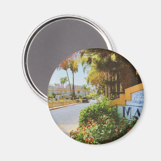 Marbella Magnet (Vorderseite/Rückseite)