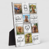 Marbella Pet Memorial Foto Collage Keepake Fotoplatte (Seite)