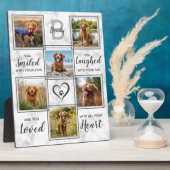 Marbella Pet Memorial Foto Collage Keepake Fotoplatte (Seite)