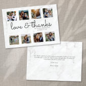 Marbella Script Foto Collage Liebe & Danke