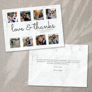 Marbella Script Foto Collage Liebe & Danke