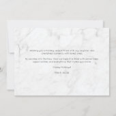 Marbella Script Foto Merry & Verheiratet Feiertagskarte (Rückseite)