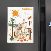 Marbella Spagan Urlaub Mittelmeer Souvenir Magnet