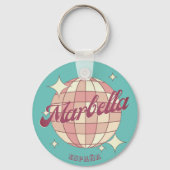 Marbella Spanien Kanarische Insel Souvenir Schlüsselanhänger (Vorderseite)