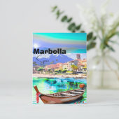 Marbella Spanien Reise Postkarten Kunst, Spanien R (Stehend Vorderseite)
