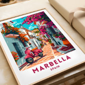 Marbella Spanien Reisen Plakate Wand an Wand Kunst