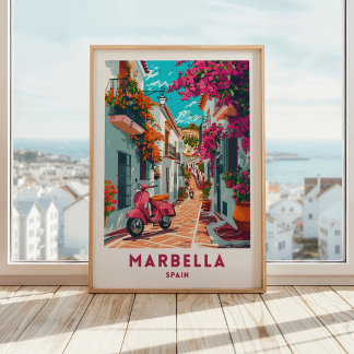 Marbella Spanien Reisen Plakate Wand an Wand Kunst