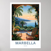 Marbella Spanien Reisen Print Poster (Vorne)