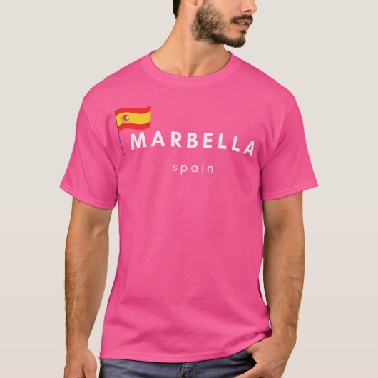 Marbella Spanien T-Shirt (Vorderseite)