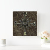 Marbella Tile Sunburst Dial Wall Uhr (Zuhause)