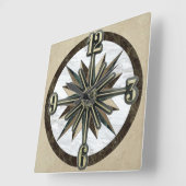 Marbella Tile Sunburst Dial Wall Uhr (Winkel)