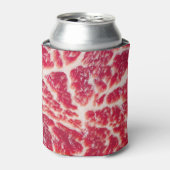 Marbellbeef Steak Texture Closeup Dosenkühler (Kanne Vorderseite)