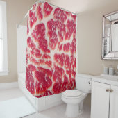 Marbellbeef Steak Texture Closeup Duschvorhang (Beispiel)