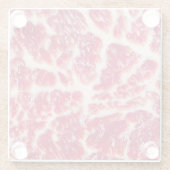 Marbellbeef Steak Texture Closeup Glasuntersetzer (Rückseite)